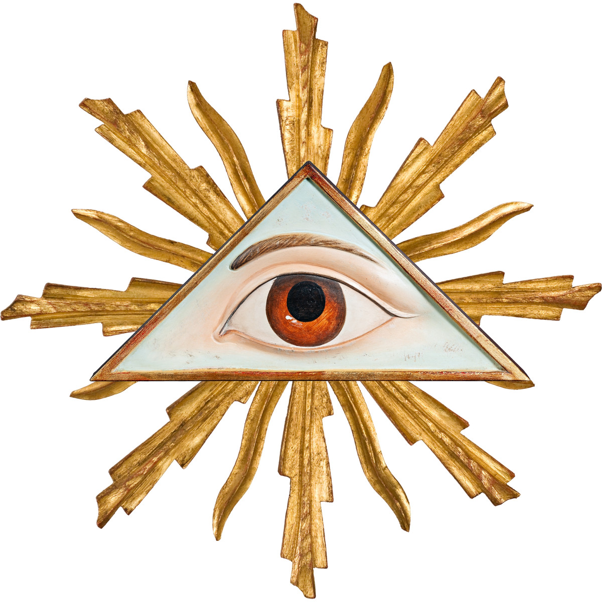 Ojo de Dios con aureola